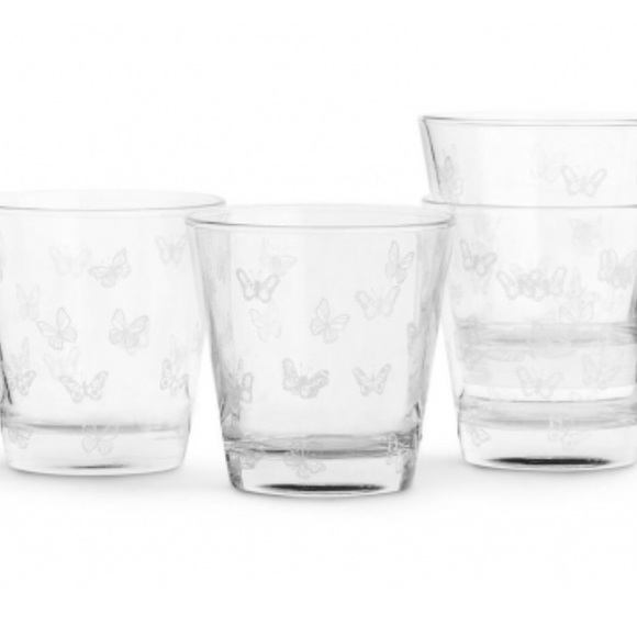 Brand New set of 4 Butterfly glasses - Picture 5 of 7